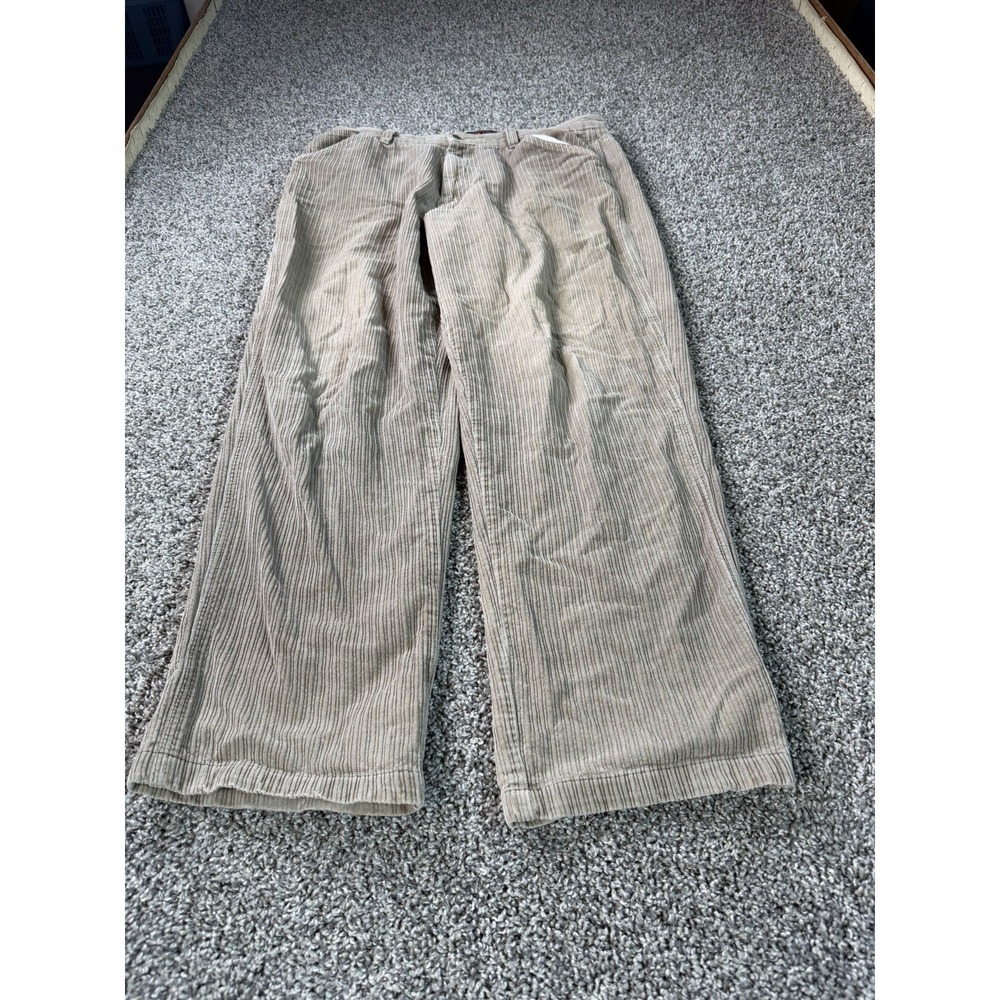 Vintage Y2K American Eagle Corduroy Pants Men's Size 36X34 Brown Baggy